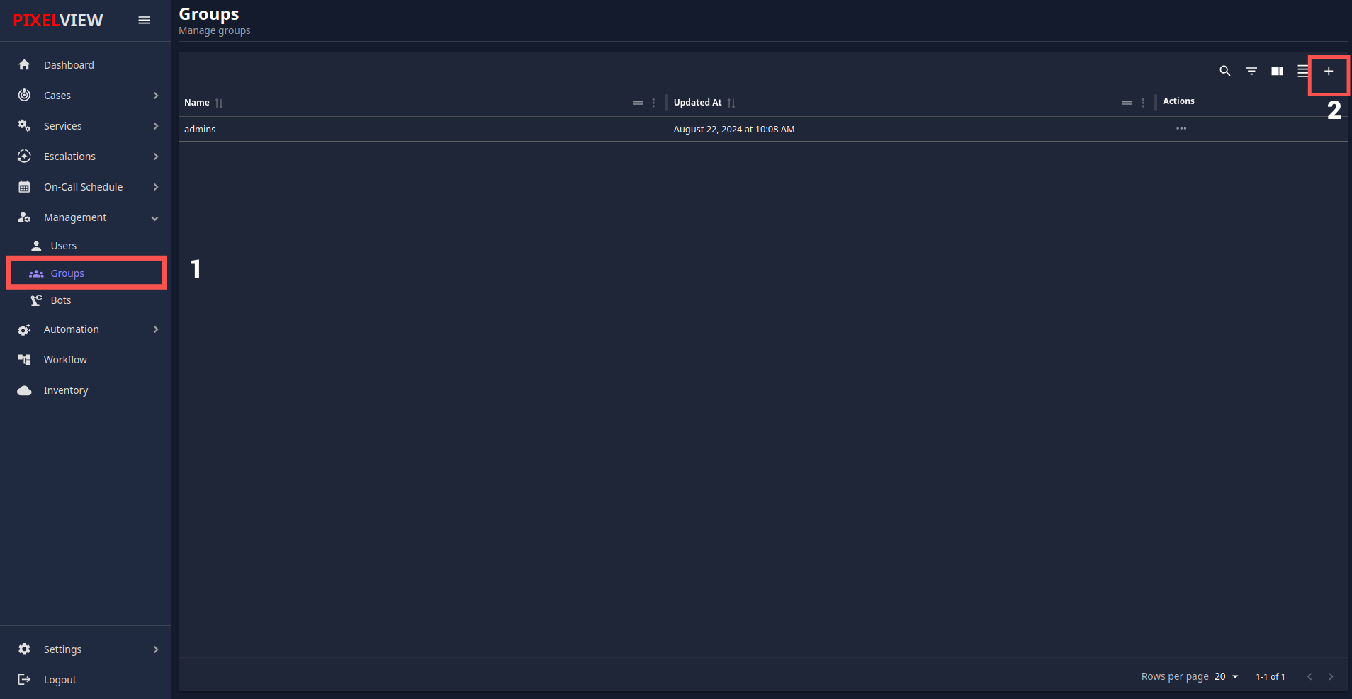 Add Groups